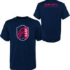 St Louis City SC Youth Navy Blue Our City Short Sleeve T-Shirt