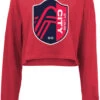 St Louis City SC Womens Pink Cropped LS Tee -Clothing Sales Store 18242417 1