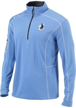 Columbia Minnesota United FC Mens Blue Omni-Wick Shotgun 1/4 Zip Pullover