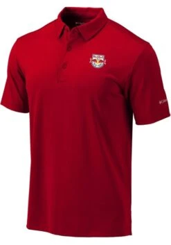 Columbia New York Red Bulls Mens Red Omni-Wick Drive Short Sleeve Polo