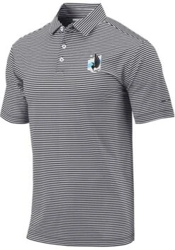 Columbia Minnesota United FC Mens Black Omni-Wick Club Invite Short Sleeve Polo