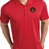 Antigua Atlanta United FC Mens Red Tribute Short Sleeve Polo