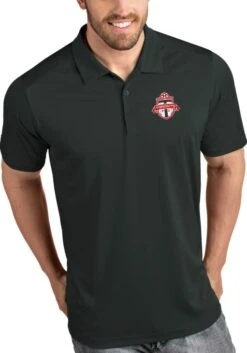 Antigua Toronto FC Mens Grey Tribute Short Sleeve Polo