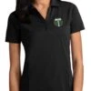 Antigua Portland Timbers Womens Black Tribute Short Sleeve Polo Shirt -Clothing Sales Store 32300840 1