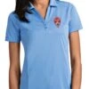 Antigua Colorado Rapids Womens Blue Tribute Short Sleeve Polo Shirt