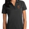 Antigua Real Salt Lake Womens Grey Tribute Short Sleeve Polo Shirt -Clothing Sales Store 32300872 1