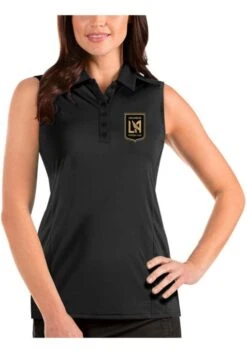 Antigua Los Angeles FC Womens Black Tribute Sleeveless Tank Top