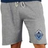 Vancouver Whitecaps FC Mens Grey Mainstream Shorts -Clothing Sales Store 5624382 1