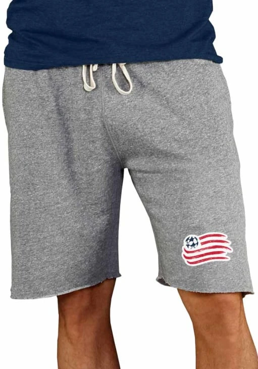 New England Revolution Mens Grey Mainstream Shorts 3 New England Revolution Mens Grey Mainstream Shorts