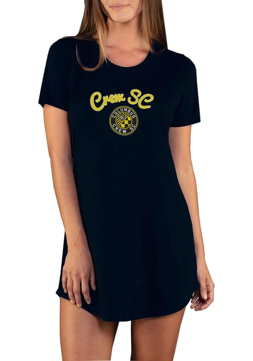 Columbus Crew Womens Black Marathon Loungewear Sleep Shirt 3 Columbus Crew Womens Black Marathon Loungewear Sleep Shirt