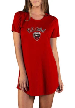 DC United Womens Red Marathon Loungewear Sleep Shirt