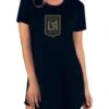 Los Angeles FC Womens Black Marathon Loungewear Sleep Shirt -Clothing Sales Store 5624995 1
