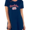 New England Revolution Womens Navy Blue Marathon Loungewear Sleep Shirt