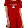New York Red Bulls Womens Red Marathon Loungewear Sleep Shirt