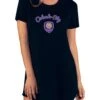 Orlando City SC Womens Black Marathon Loungewear Sleep Shirt 1 Orlando City SC Womens Black Marathon Loungewear Sleep Shirt -Clothing Sales Store 5625002 1