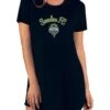 Seattle Sounders FC Womens Black Marathon Loungewear Sleep Shirt