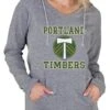 Portland Timbers Womens Grey Mainstream Terry Hooded Sweatshirt -Clothing Sales Store 5625479 1