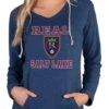 Real Salt Lake Womens Navy Blue Mainstream Terry Hooded Sweatshirt -Clothing Sales Store 5625480 1
