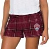 Colorado Rapids Womens Black Ultimate Flannel Shorts -Clothing Sales Store 5625998 1