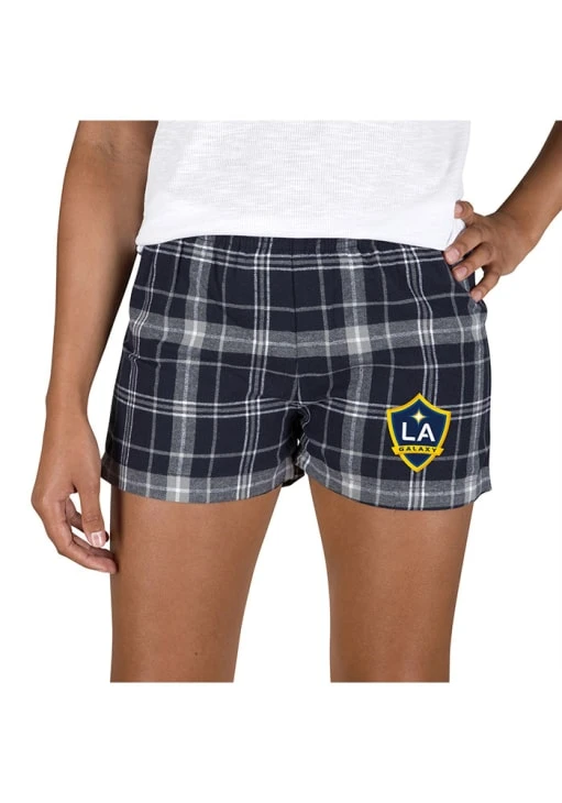 LA Galaxy Womens Grey Ultimate Flannel Shorts 3 LA Galaxy Womens Grey Ultimate Flannel Shorts