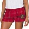 Atlanta United FC Womens Black Ultimate Flannel Shorts 2 Atlanta United FC Womens Black Ultimate Flannel Shorts -Clothing Sales Store 5626008 1