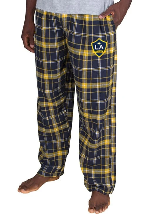 LA Galaxy Mens Navy Blue Ultimate Flannel Sleep Pants 3 LA Galaxy Mens Navy Blue Ultimate Flannel Sleep Pants