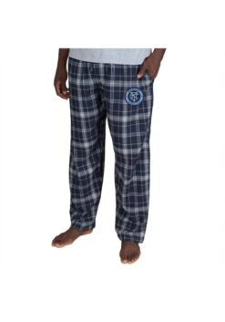 New York City FC Mens Navy Blue Ultimate Flannel Sleep Pants