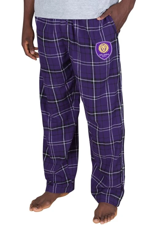 Orlando City SC Mens Purple Ultimate Flannel Sleep Pants 3 Orlando City SC Mens Purple Ultimate Flannel Sleep Pants