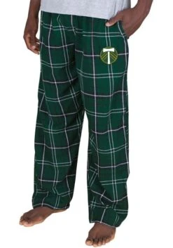 Portland Timbers Mens Green Ultimate Flannel Sleep Pants