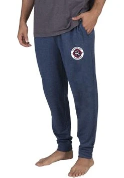 New England Revolution Mens Navy Blue Mainstream Cuffed Terry Sweatpants