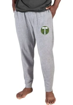 Portland Timbers Mens Grey Mainstream Cuffed Terry Sweatpants