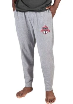 Toronto FC Mens Grey Mainstream Cuffed Terry Sweatpants